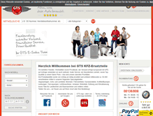 Tablet Screenshot of gts-shop.de